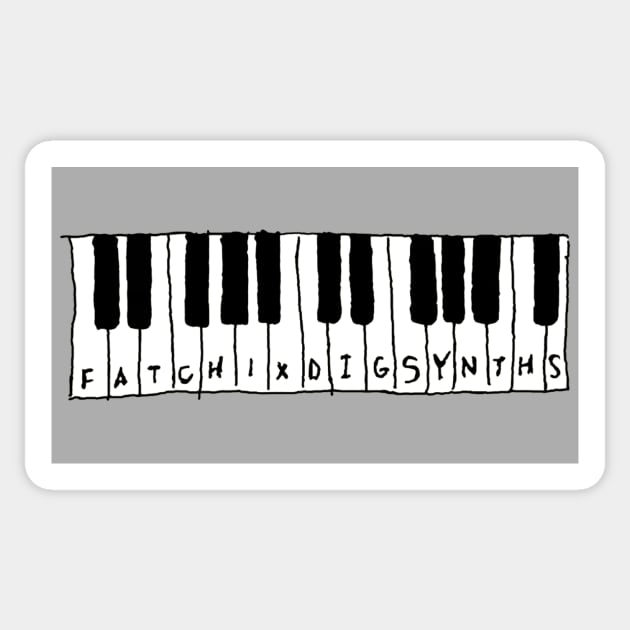 FCDS keys Sticker by sinewave_labs